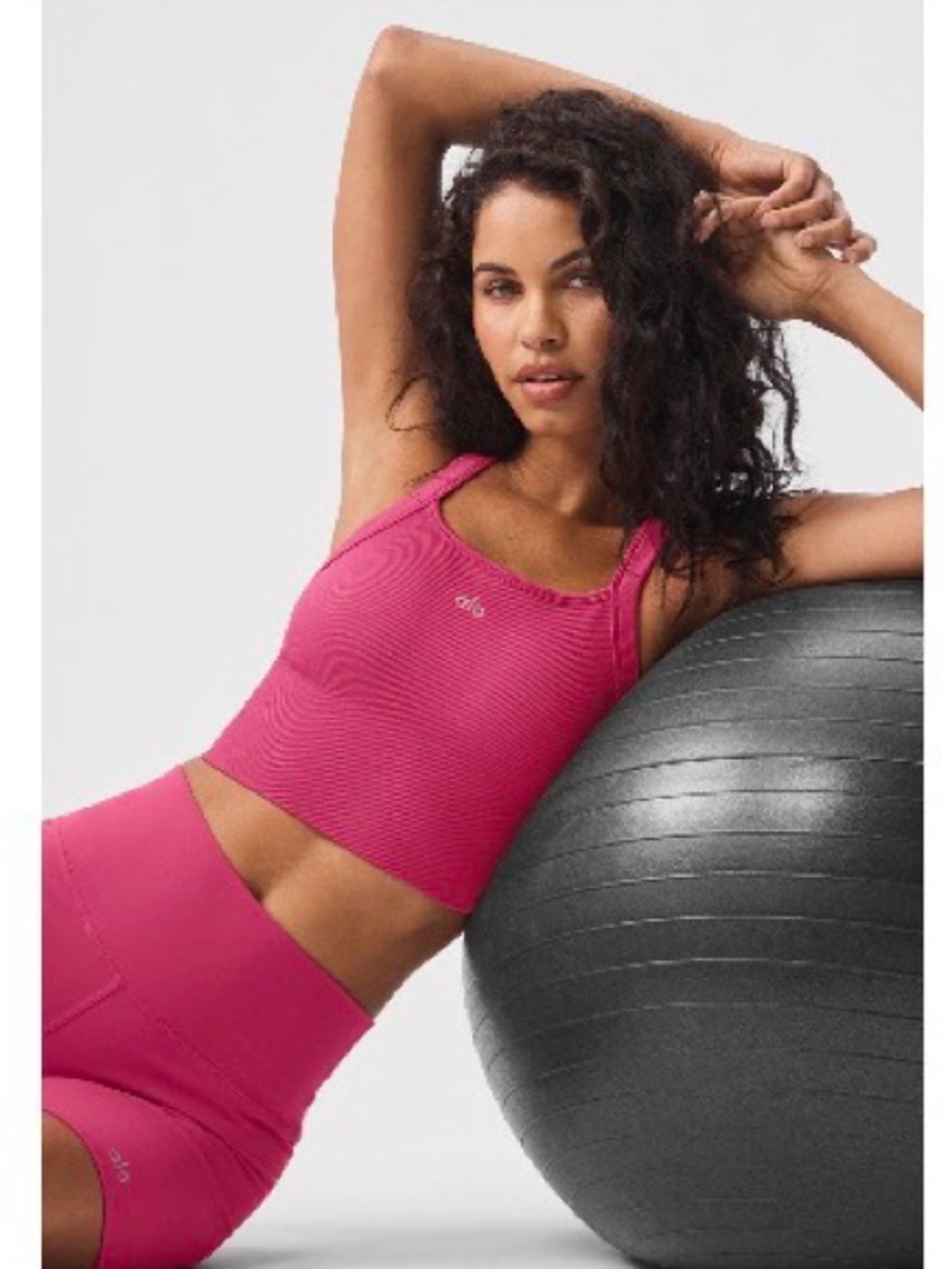 ALO seamless ribbed favorite bra tank